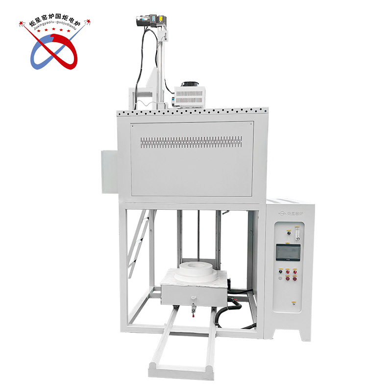 国炬精密电炉发布1700℃气氛熔块炉，创新集成升降搅拌系统